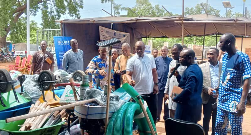 Autonomisation économique : 90 jeunes des préfectures de l’Oti et Oti-Sud dotés en équipements et outils de travail