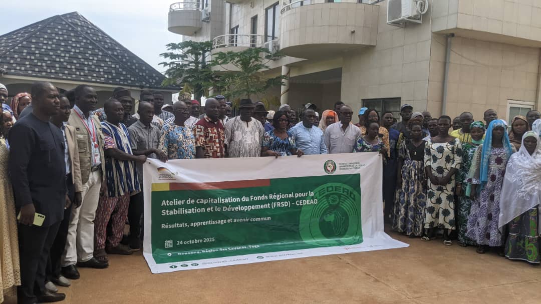 Atelier de capitalisation du projet FRSD : des résultats concrets pour les femmes et les jeunes de la région des Savanes