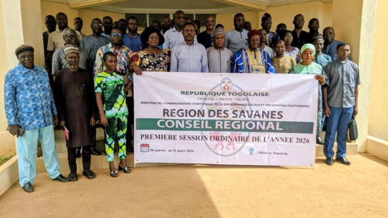 Togo/Région des Savanes : le Conseil régional clôture sa première session ordinaire 2026 sur une note d’espoir et d’ambition